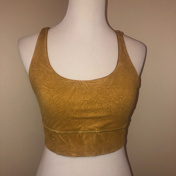 Lululemon”Iced Dye”Ice Wash Spiced Bronze Fast/Free Legging Sz-12/Energy Bra-10 - Picture 4 of 15